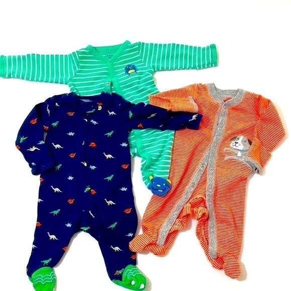 Carters Footie Pajamas- NB - Picture 1 of 3